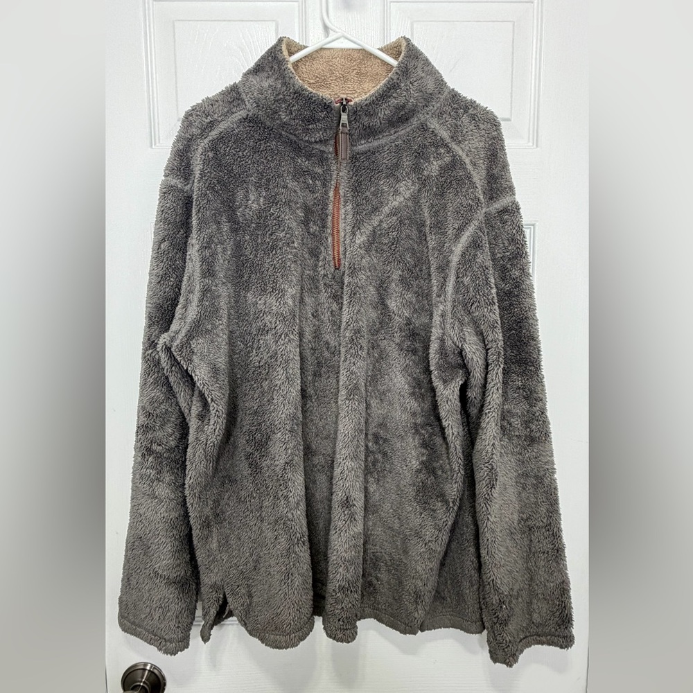 Trinity Brown Fleece Jacket - Size XL